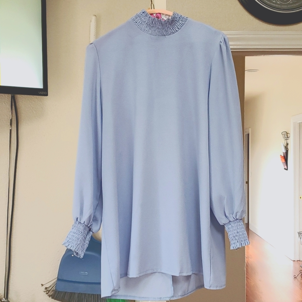 Tunic size medium,  sky blue.